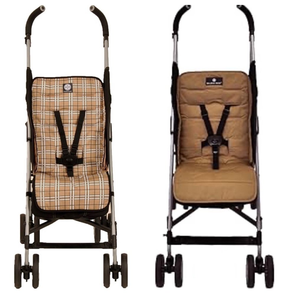 NWT Balboa Tan Burberry Plaid Reservable Stroller Liner ( liner Only )